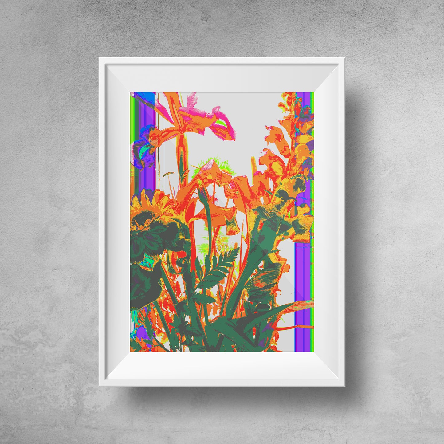 "FLOWER BOUQUET" Fine Art Print by Marzia Braggion