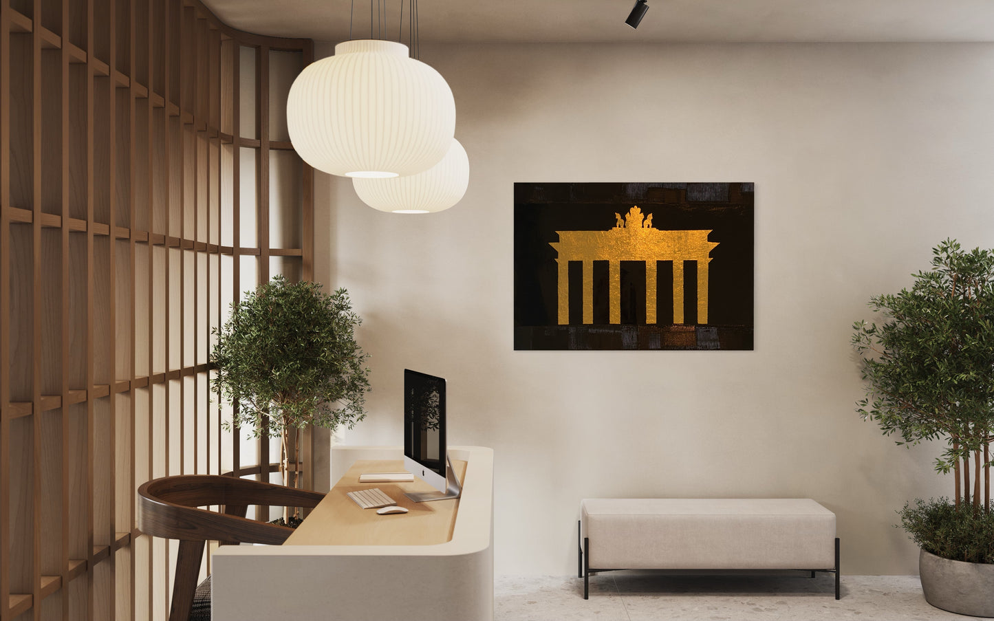 "Brandenburg Gate" Artwork by Nyra Turkmani