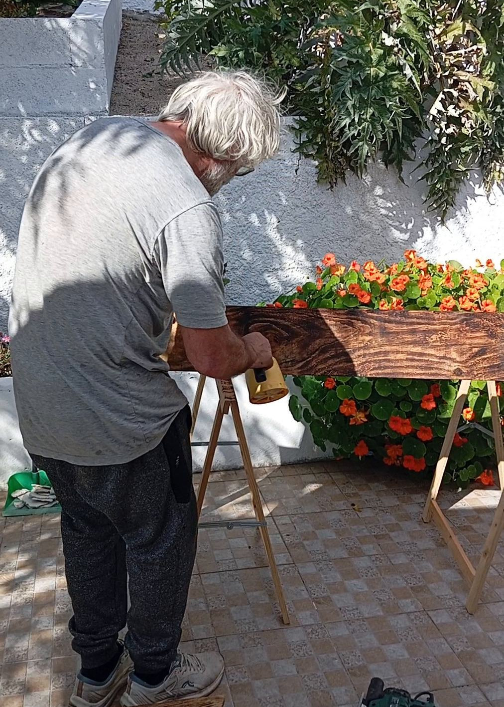 Immersive Shou Sugi Ban 6 Day Art Retreat "Le Feu du Phénix" with Bernard in Serra do Açor, Coimbra, Portugal