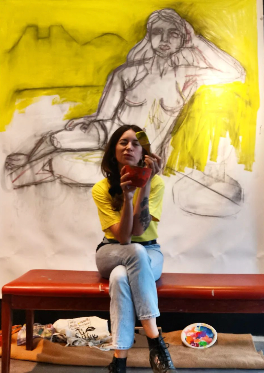 Intentional Painting Workshop at Art Sanctuary with Sabela in Hamburg, Germany by subcultours