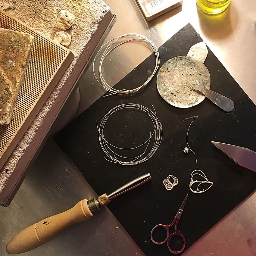 Atelier de bijoux "Filigrane traditionnelle portugaise" avec Ana à Faro, Portugal