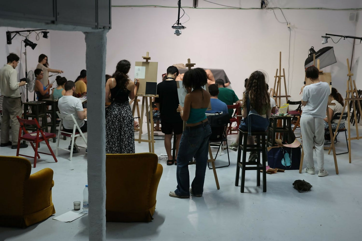 Life Drawing Workshop for Team Building Events with Benet and his Team in Barcelona, Spain by subcultours