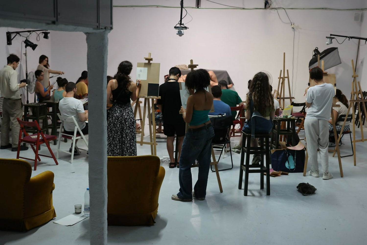 Life Drawing Workshop for Team Building Events with Benet and his Team in Barcelona, Spain by subcultours