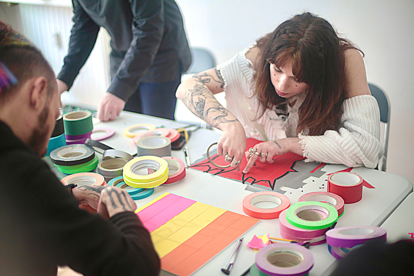 Tape Art Workshop for Teambuilding Events with Fabifa in Berlin, Germany