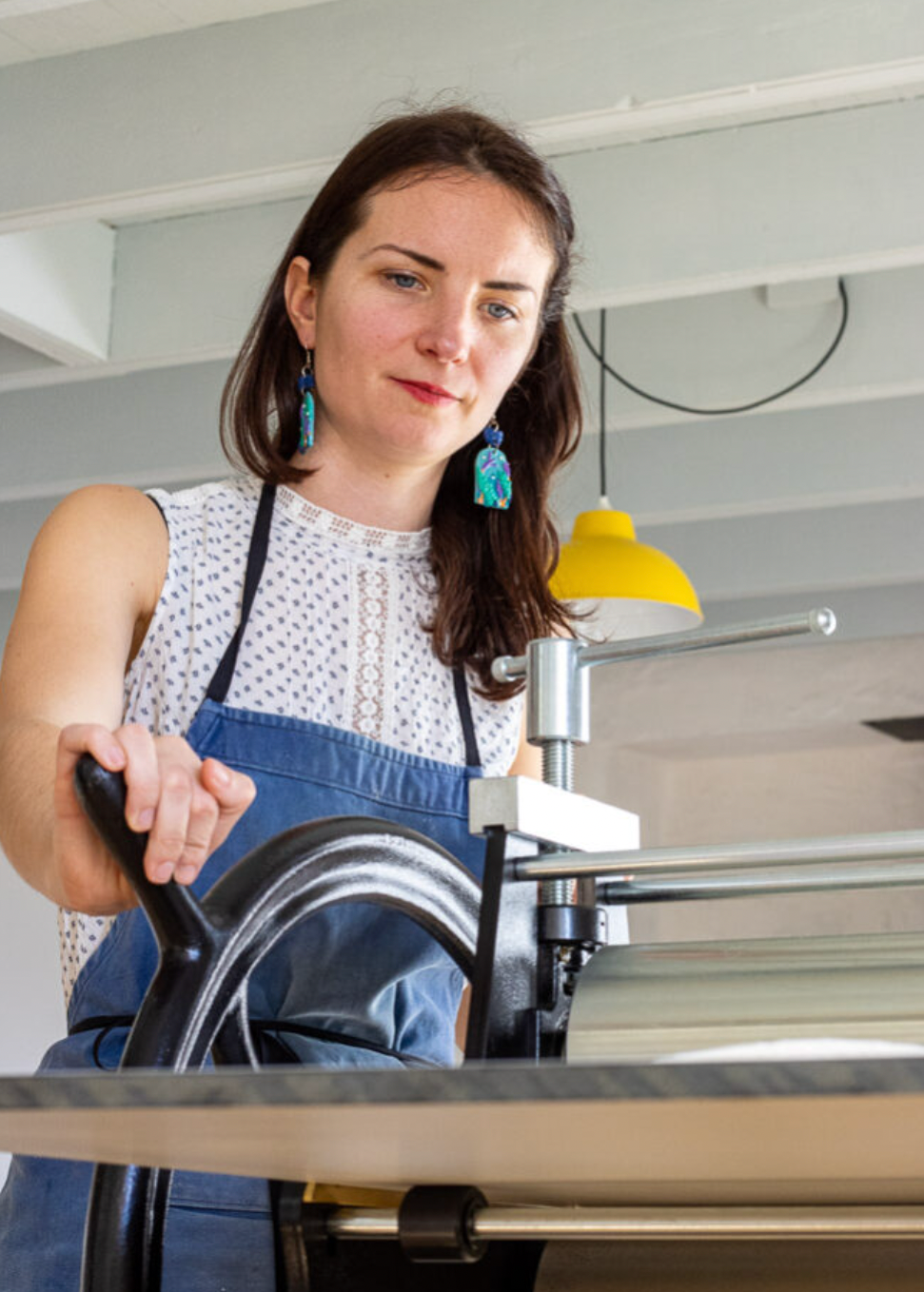 Linocut Workshop with Noémie in Plougastel-Daoulas, Brittany, France, by subcultours 22