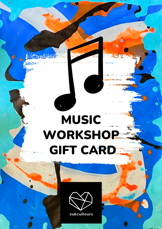 Music Workshop gift card by subcultours