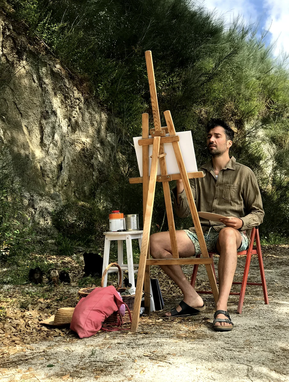 Ölmalerei-Workshop in Amarante, Portugal