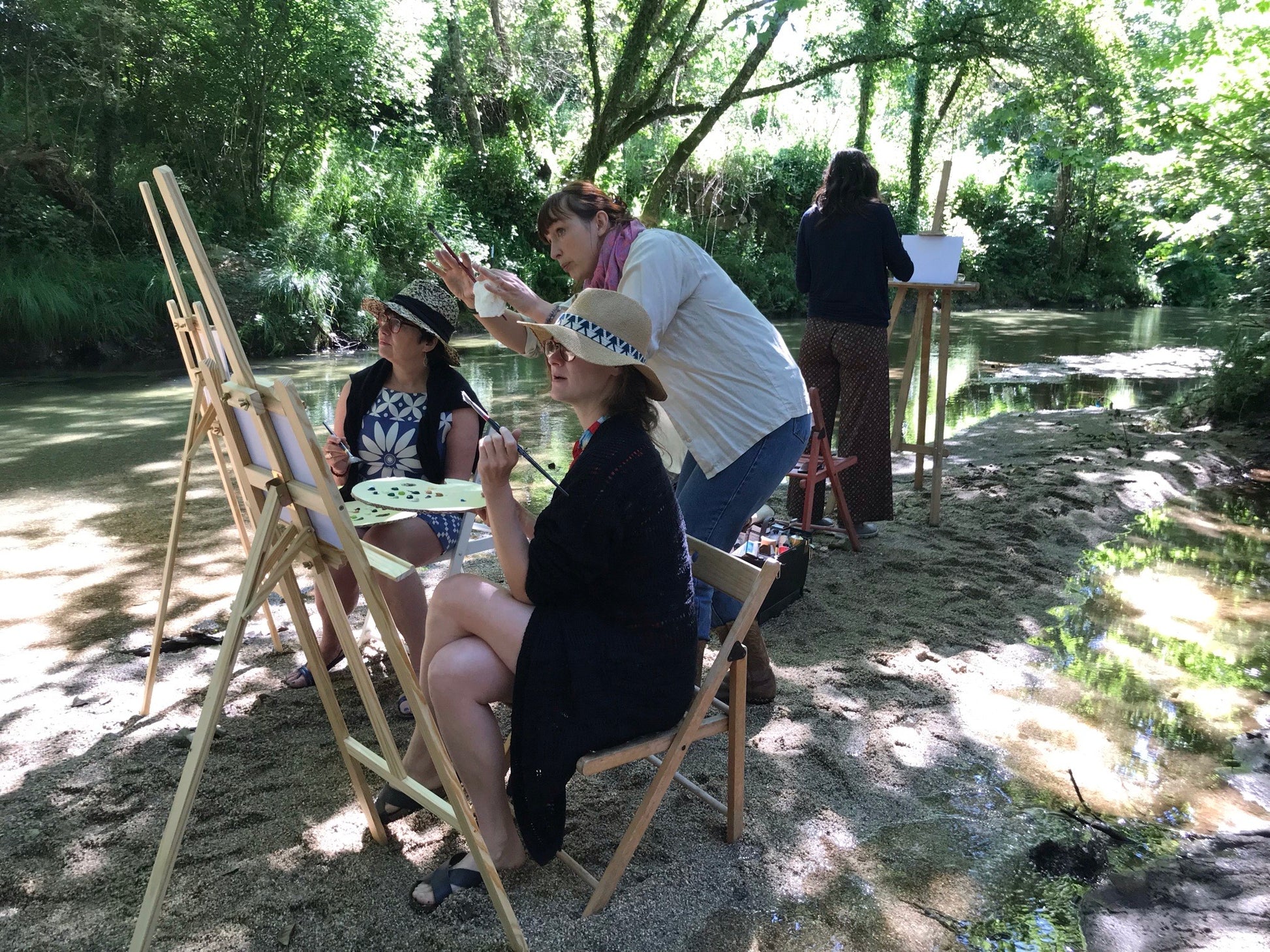 Oil Painting Workshop with Zuzanna in Amarante, Portugal by subcultours