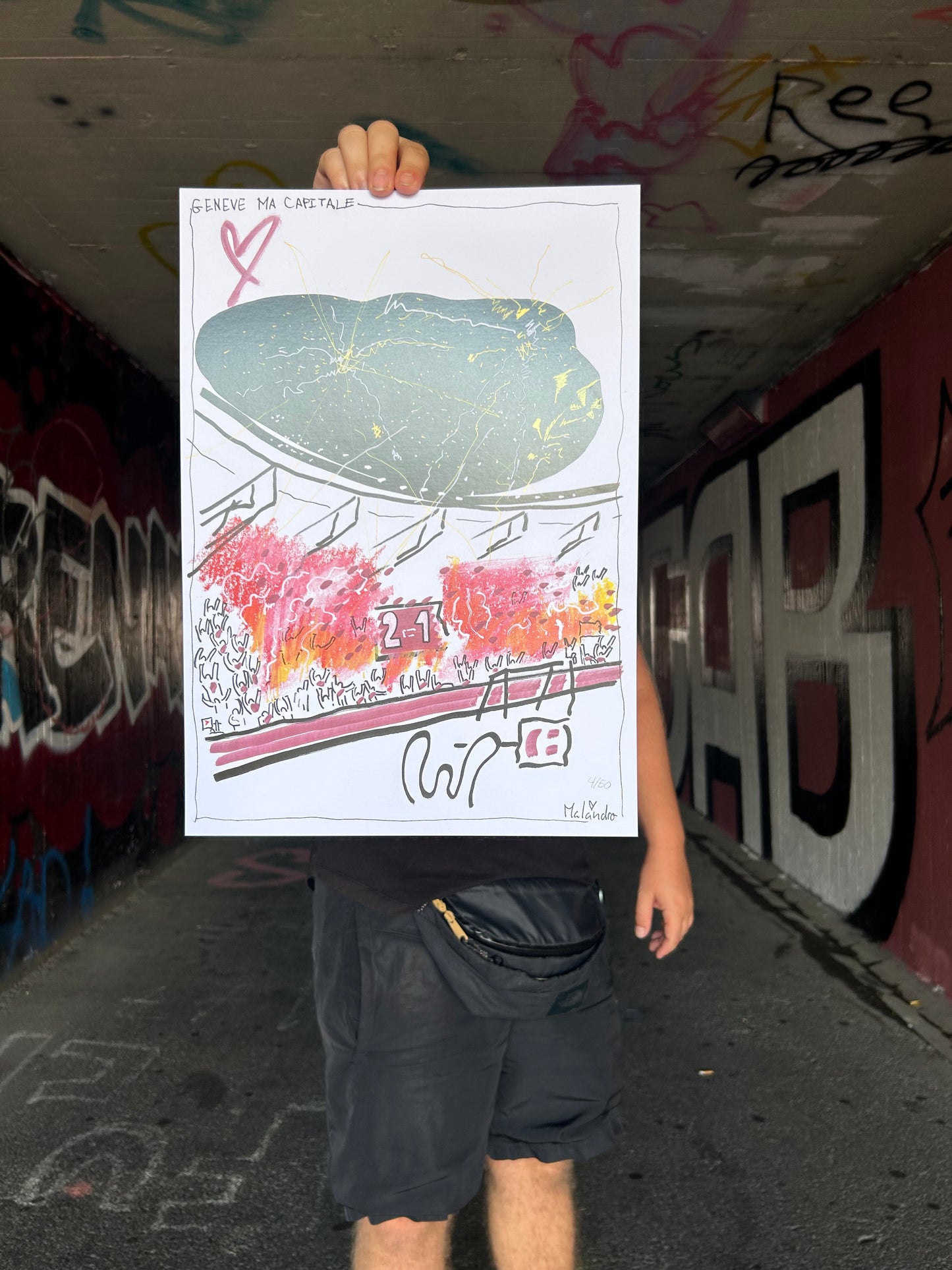 One-Line Zeichnen und Doodle Art Workshop mit Malandro in Genf, Schweiz