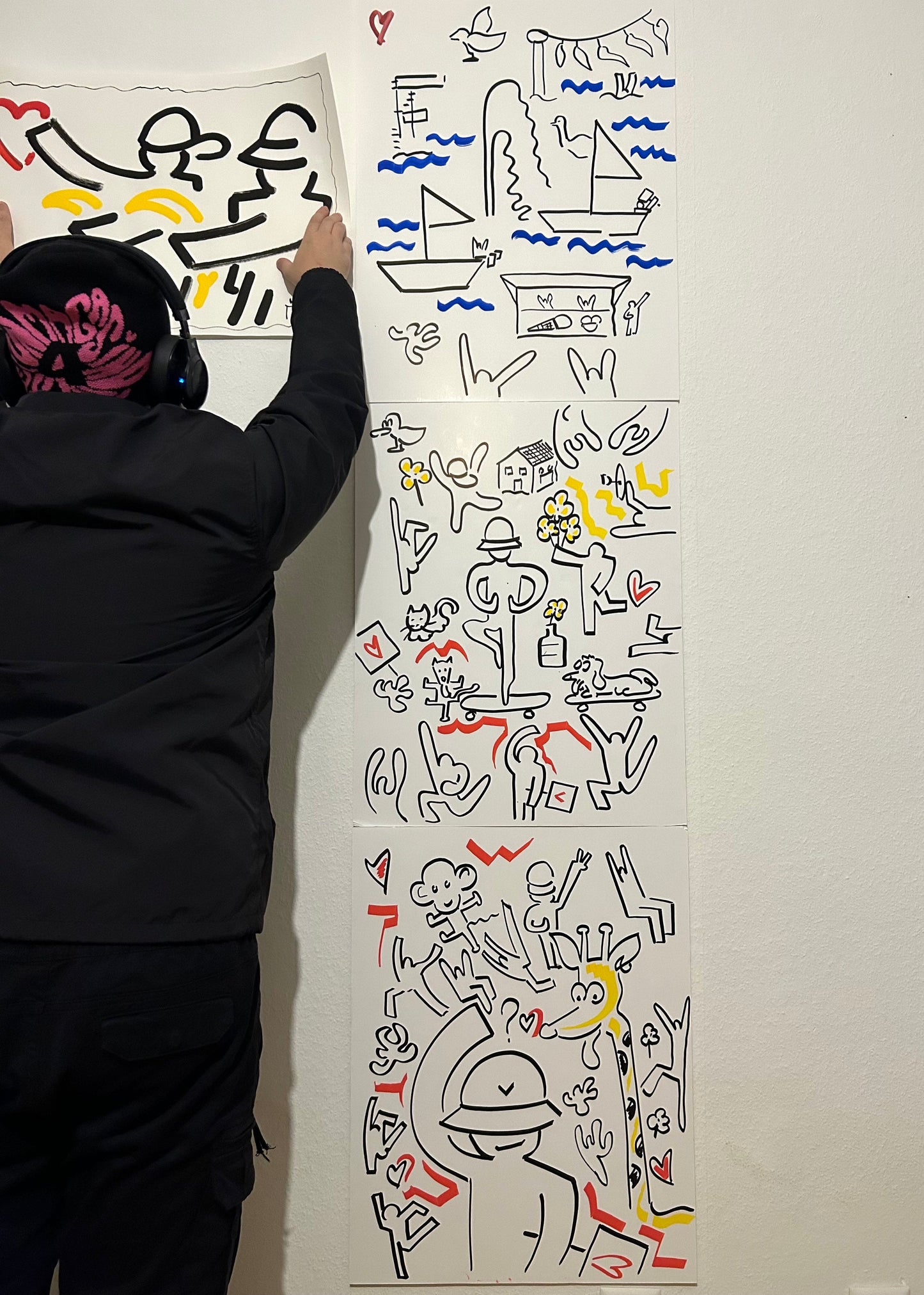 One-Line Zeichnen und Doodle Art Workshop mit Malandro in Genf, Schweiz