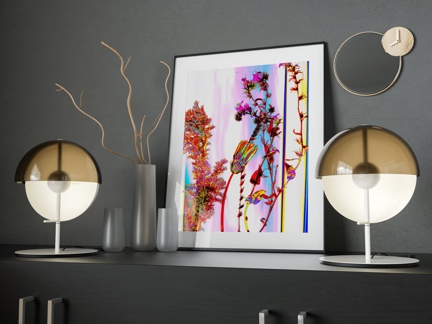 "PSYCHEDELIC PLANTS" Fine Art Print by Marzia Braggion