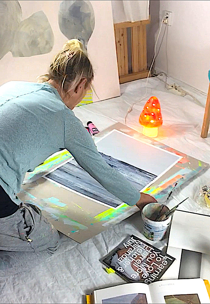 Painting Workshop "Experimental Landscapes" with Stefanie in Berlin, Germany by subcultours