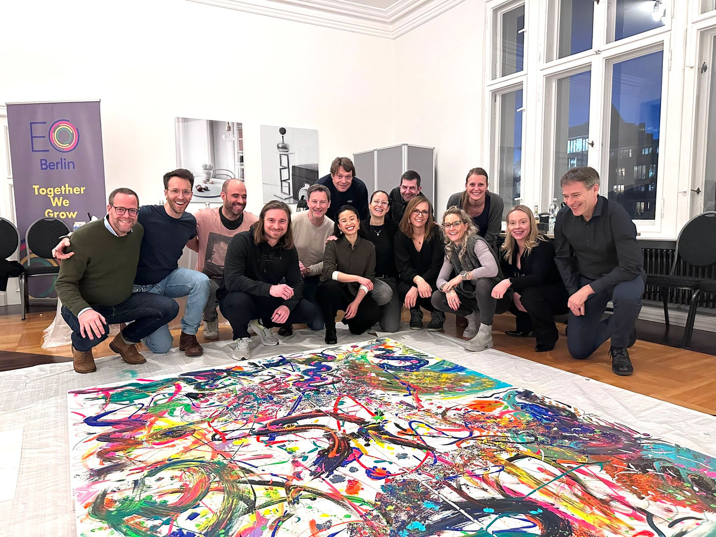 Painting Workshop in Silence for Teambuilding Events with Stefanie in Berlin, Germany, by subcultours