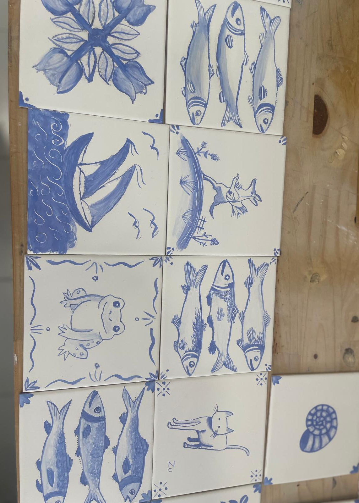 Taller de Pintura de Azulejos Portugueses con Carla en Faro, Algarve, Portugal