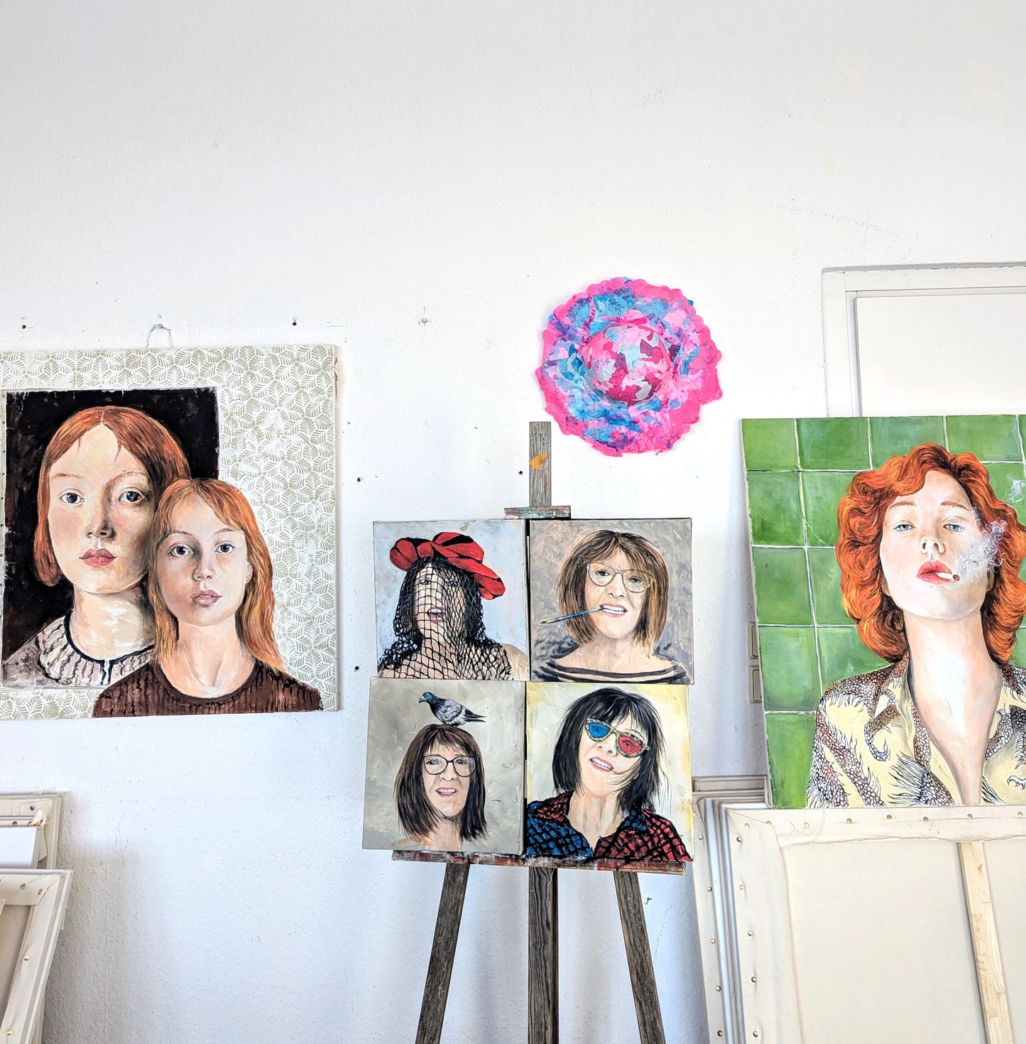 Private Painting Workshop "Projected Selves: Painting Your Self-Portrait" with Cati in Berlin, Germany, by subcultours