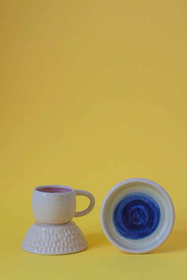 Private Pottery Wheel Workshop with Maria in Palmela, Lisbon, Portugal, Espresso ceramic cup, by subcultours