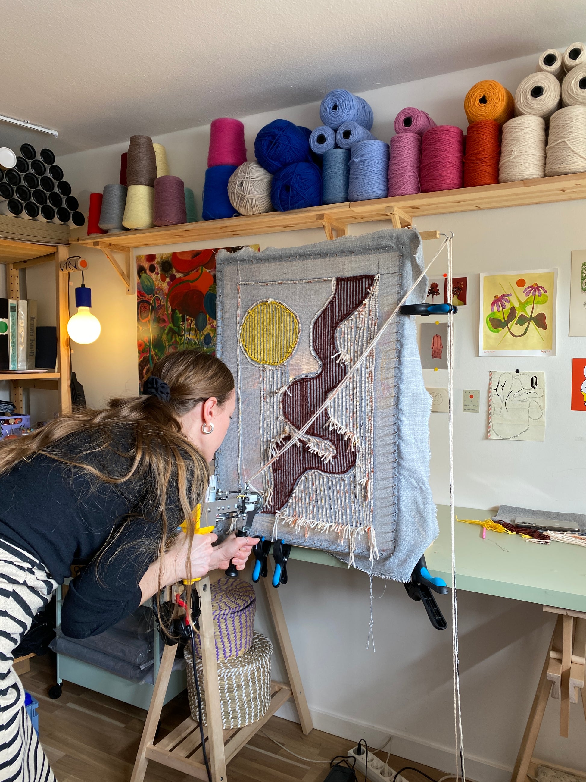 Private Tufting Workshop for Beginners 1-1 with Daniela in Malmö, Sweden by subcultours