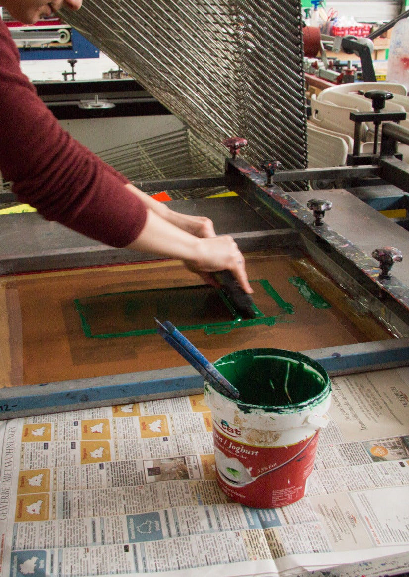 "Become a Screen Print Expert from A to Z" Workshop - in Berlin, Germany, with Julie