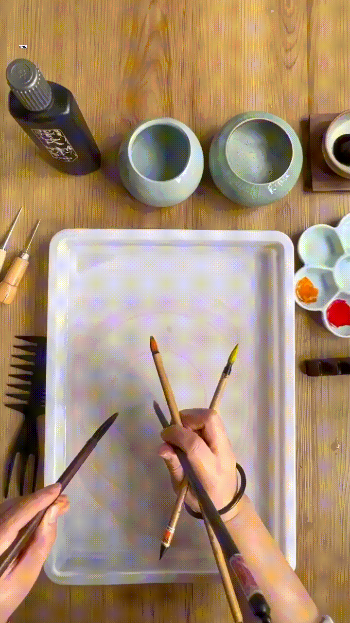 Suminagashi Art Workshop in Hamburg: Floating Ink and Mindful Creativity