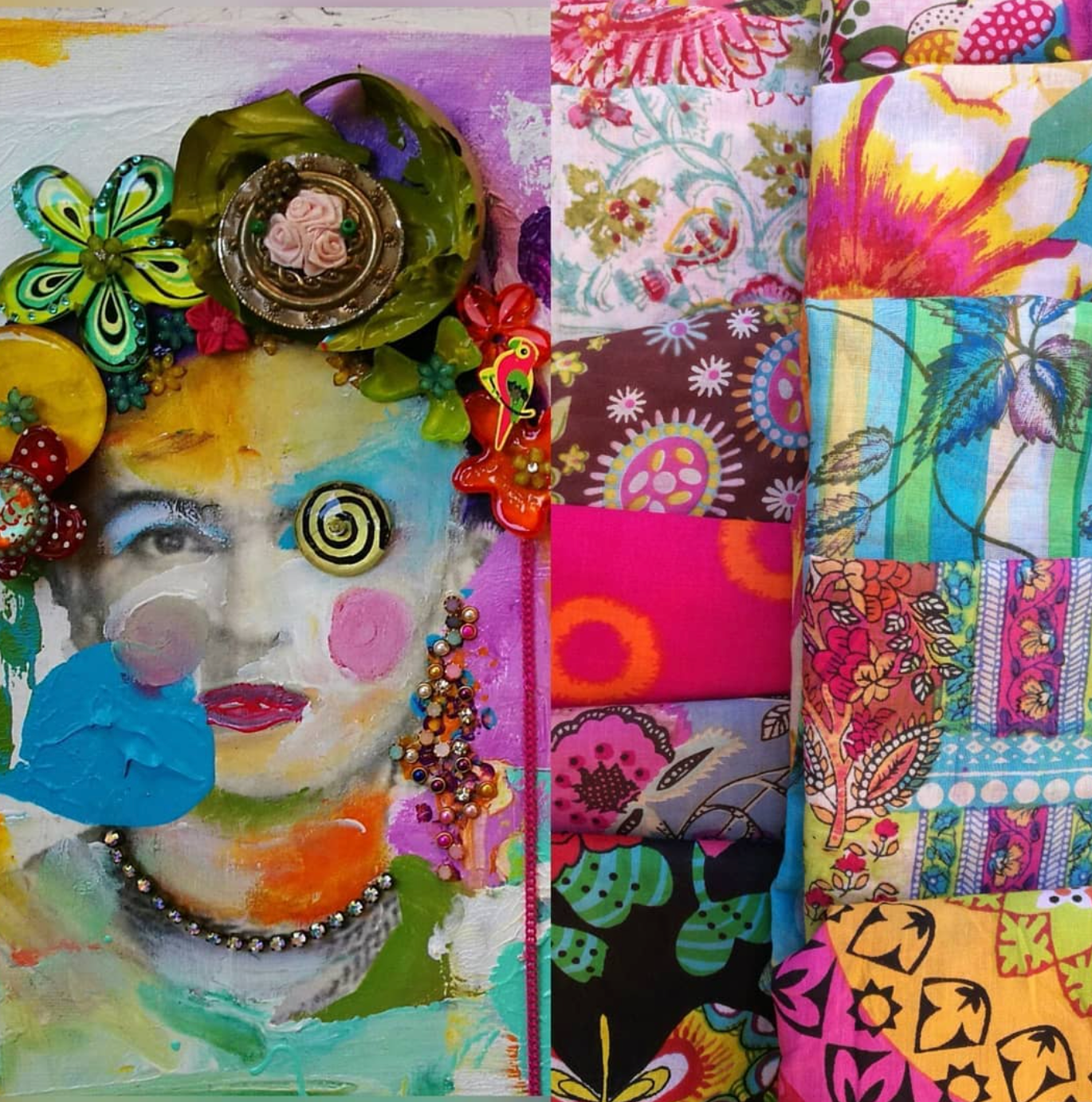 Textile Doll Workshop with Liat Kires in Matan, Tel Aviv, Israel, by subcultours, art collage