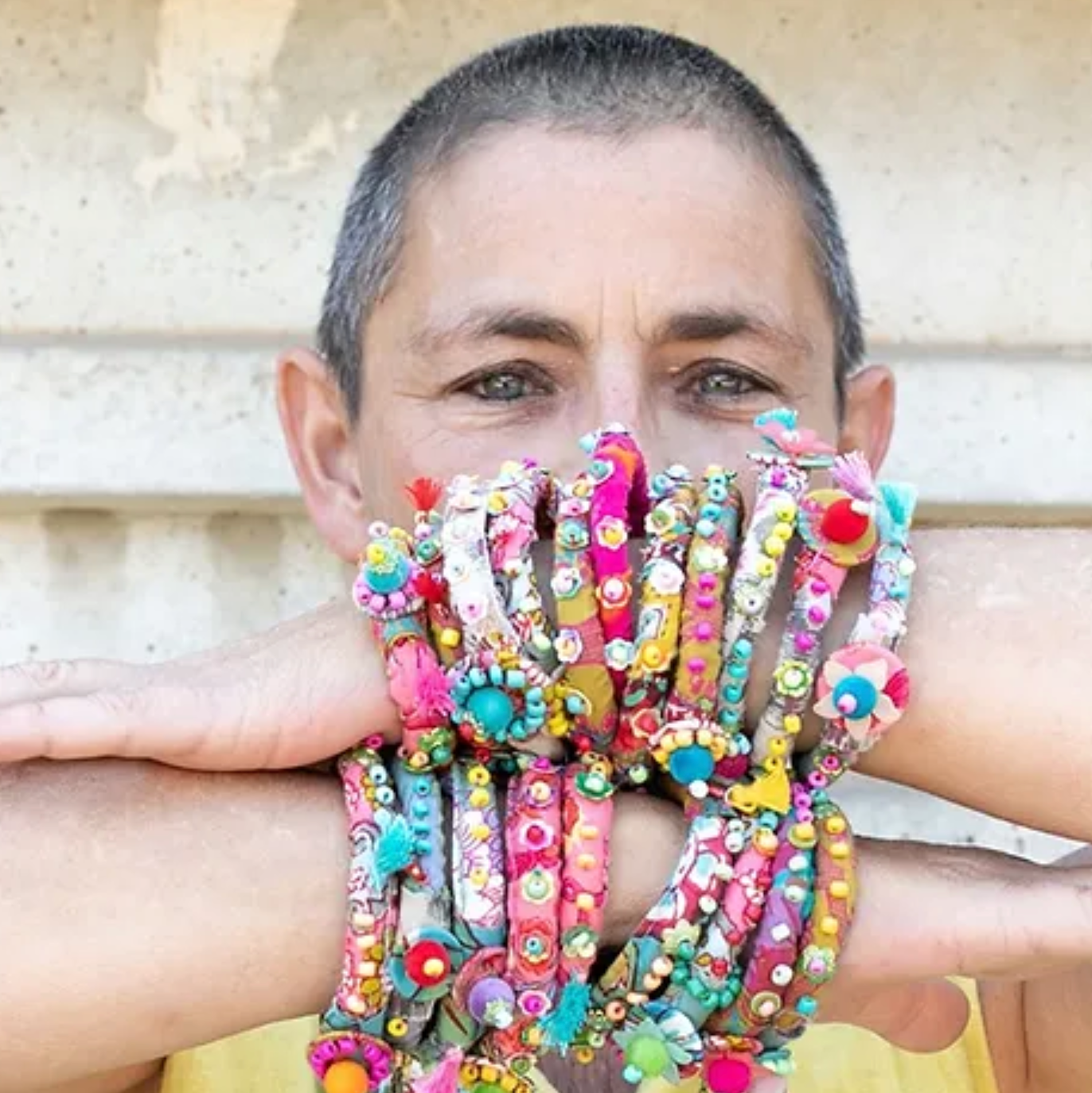 Textile Jewelry Making Workshop with Liat in Matan, Tel Aviv, Israel, by subcultours, 33