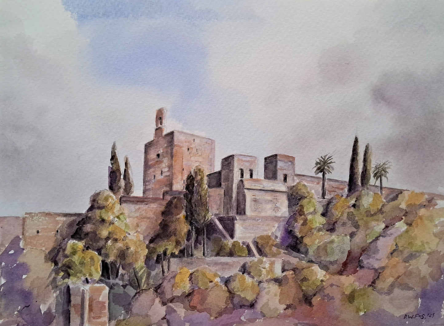 The Alhambra Painting Experience - 5-Day Art Retreat with Daniel in Granada, Spain
