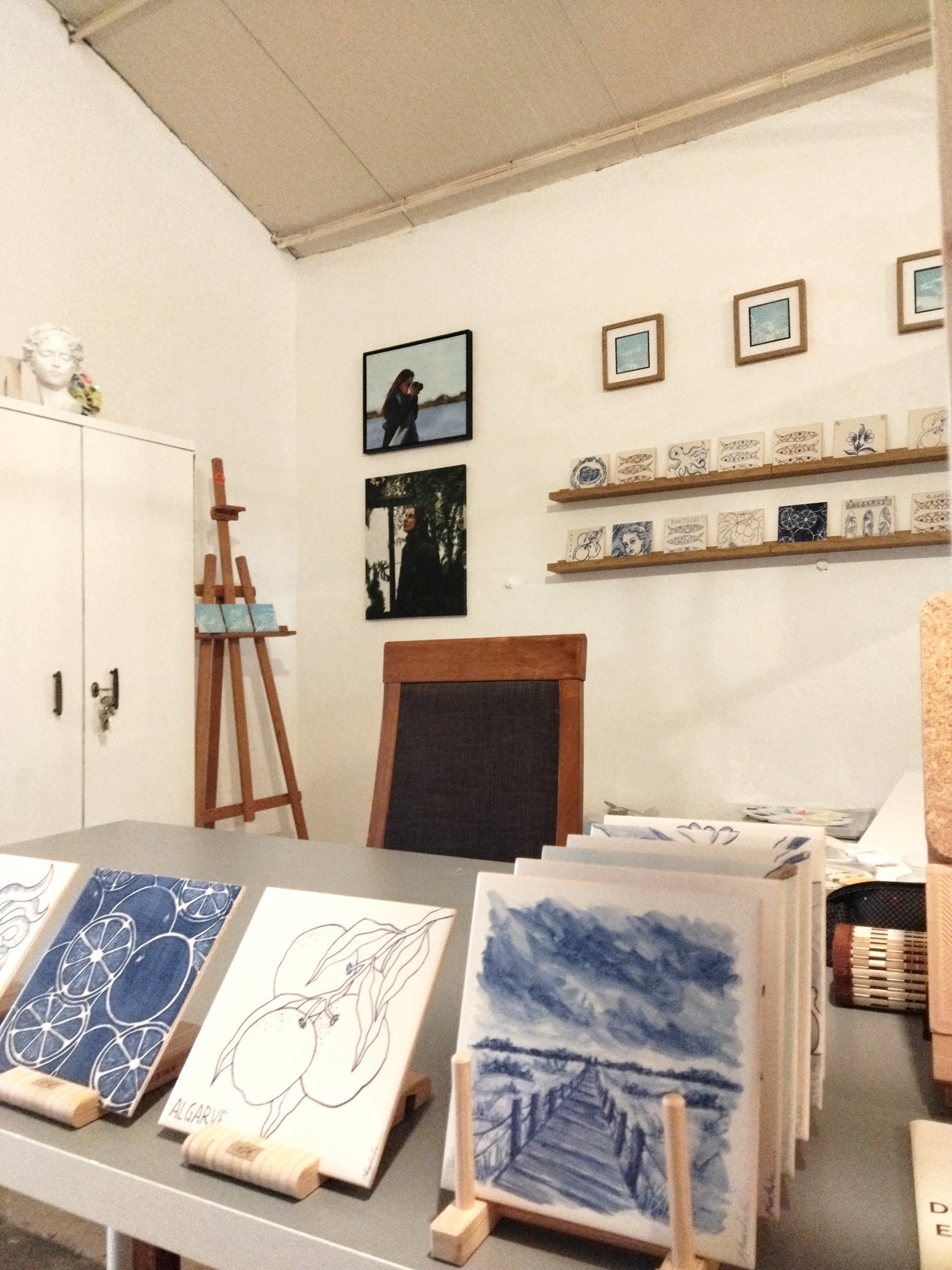 Art studio in Faro, Portugal