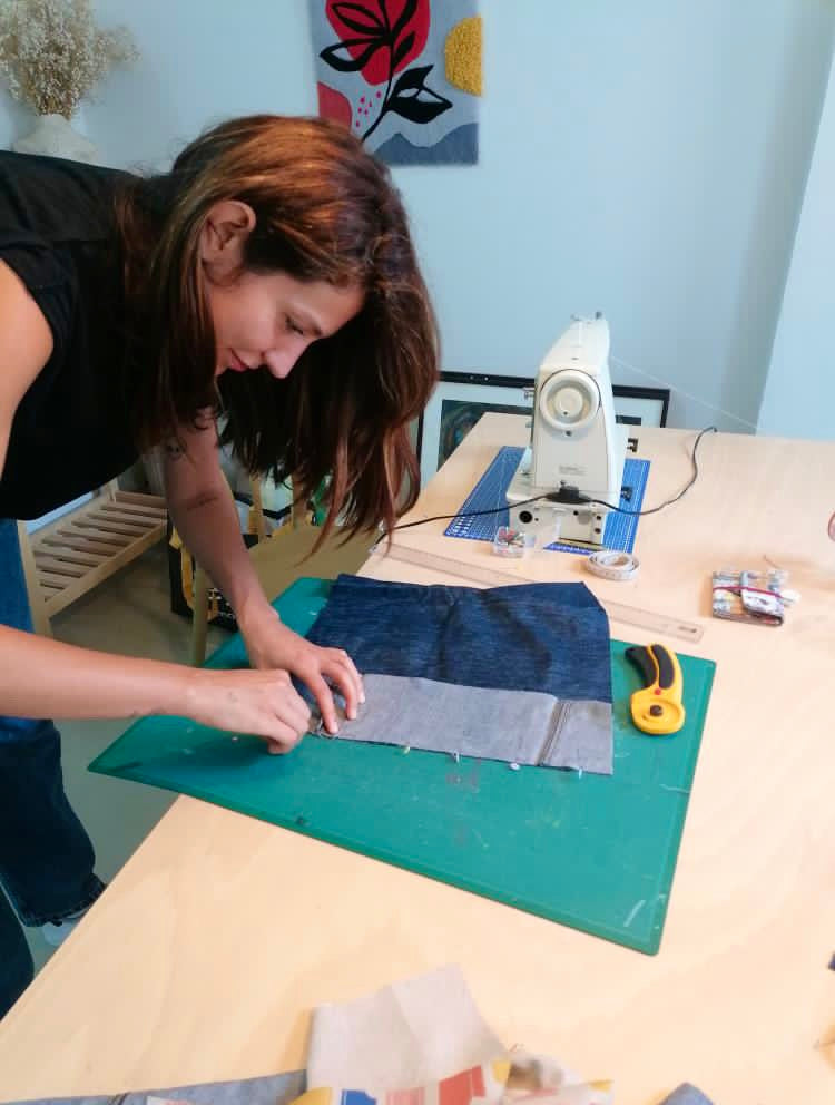 Upcycled Totebag Workshop with Iva in Porto, Portugal by subcultours