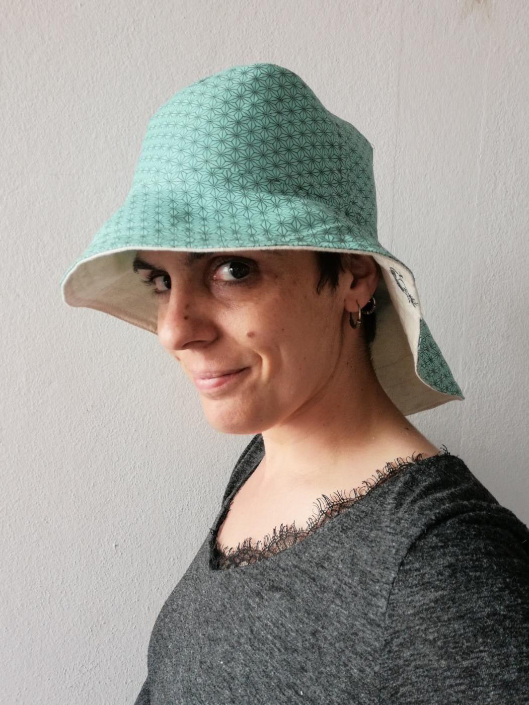 "Upcycled Reversible Bucket Hat" Sewing Workshop with Iva in Porto, Portugal by subcultours
