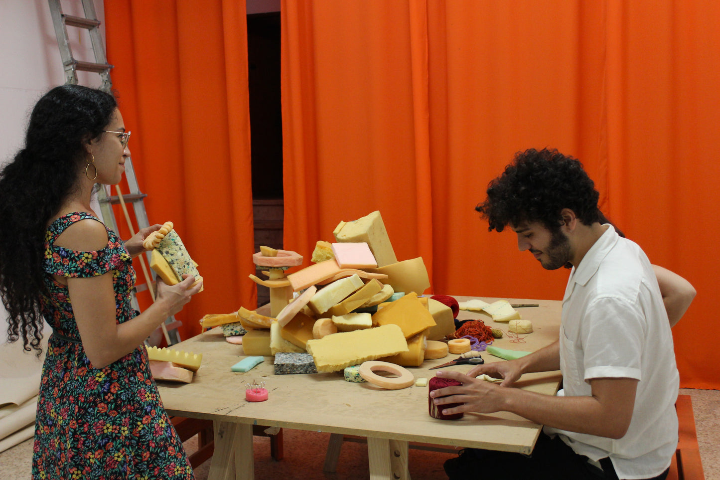 Upcycling Foam Workshop with Margarida in Lisbon, Portugal by subcultours