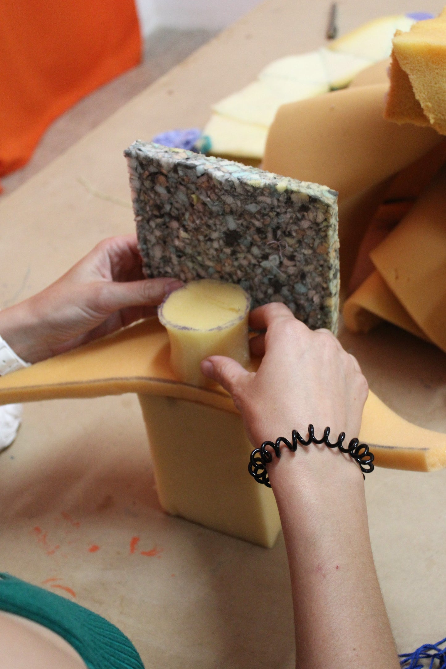 Upcycling Foam Workshop with Margarida in Lisbon, Portugal by subcultours