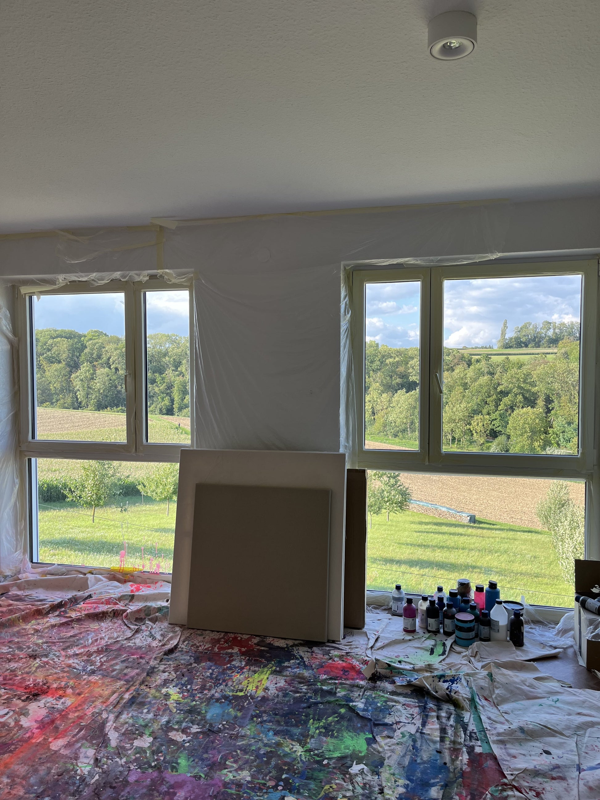 "What you see is what you get" Painting Workshop with Janine in Bietigheim-Bissingen, Germany