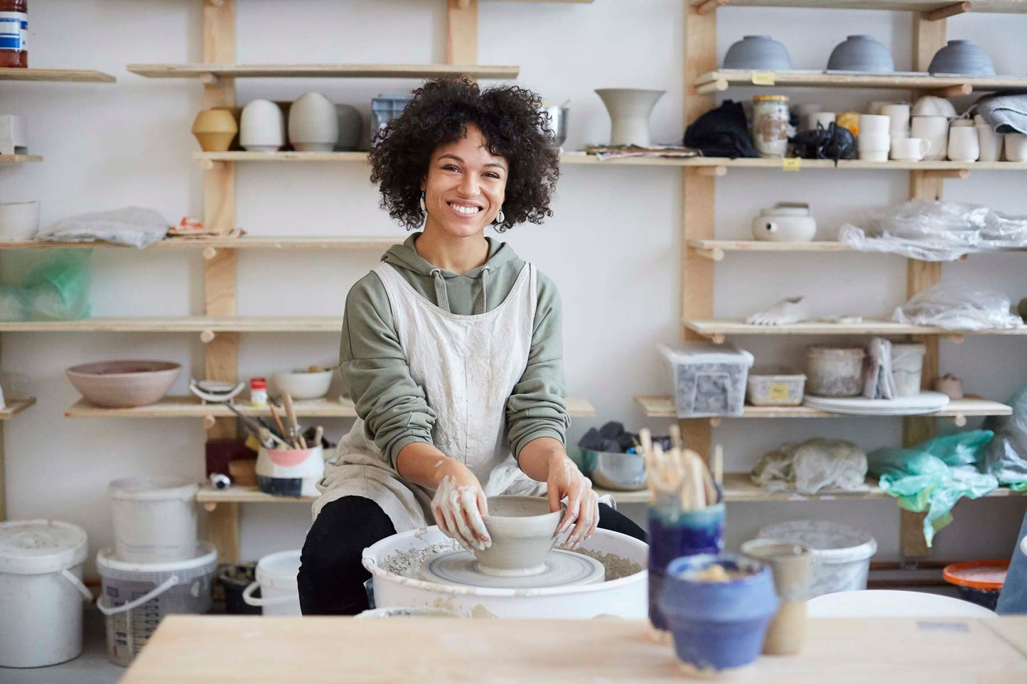 "Wheel Throwing or Hand Building" Ceramic Workshop with Tiziana in Berlin, Germany