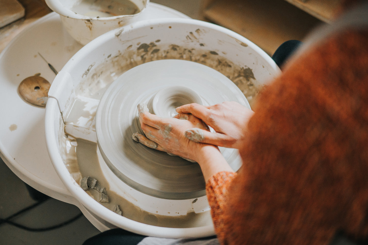 "Wheel Throwing or Hand Building" Ceramic Workshop with Tiziana in Berlin, Germany