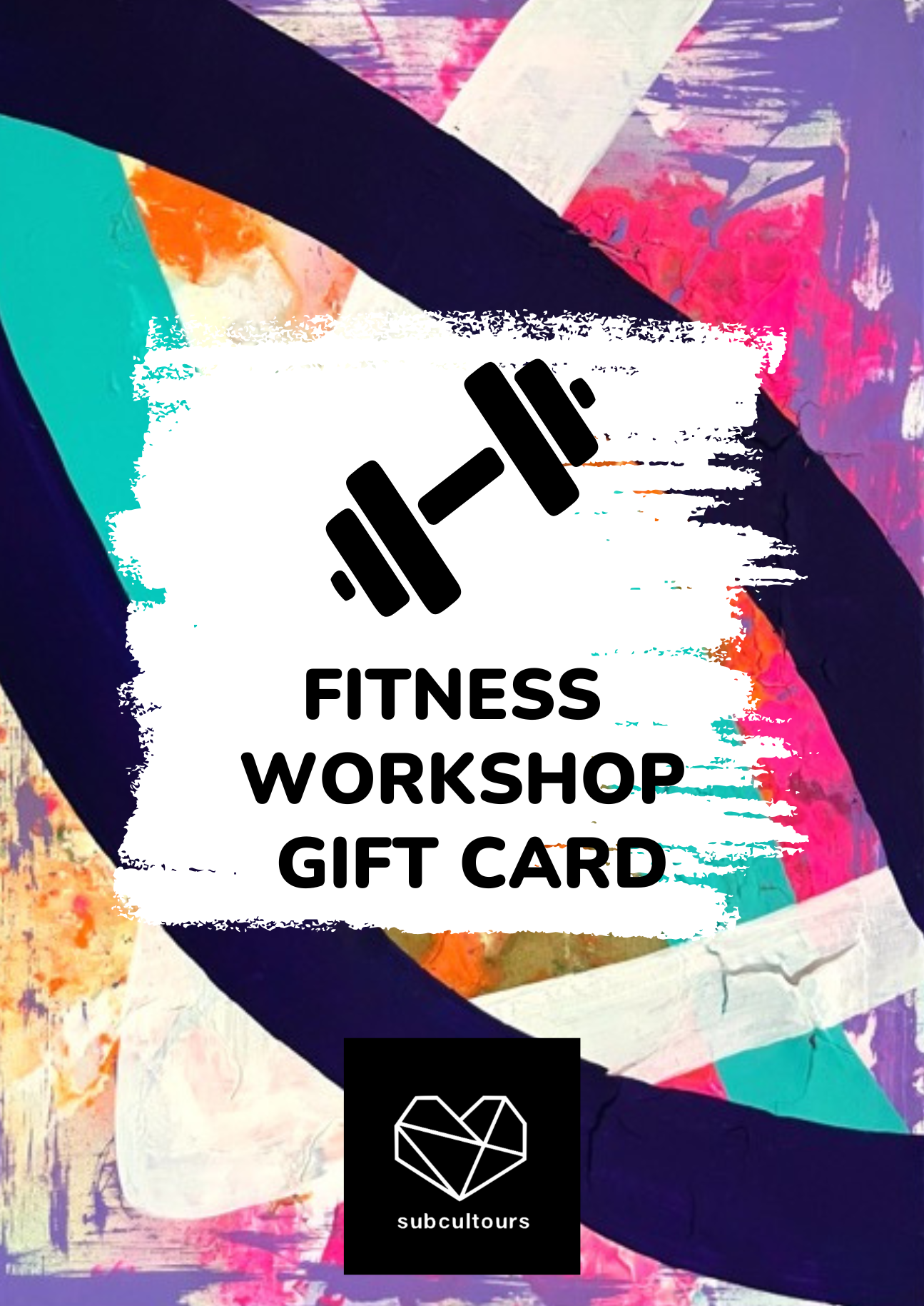 Fitness Workshop gift card by subcultours