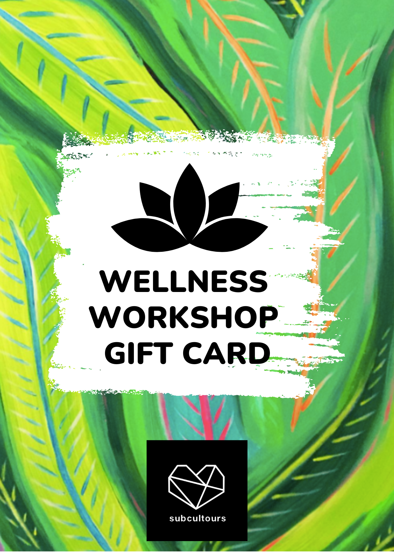 Wellness Workshop gift card by subcultours