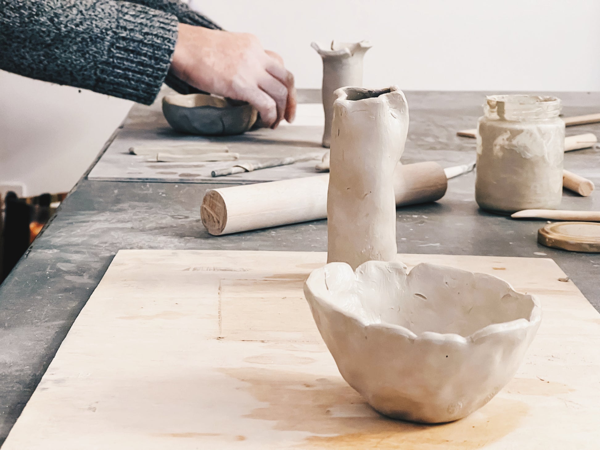 Creative Hand Building Ceramics Workshop with Keegan in Berlin, Germany by subcultours