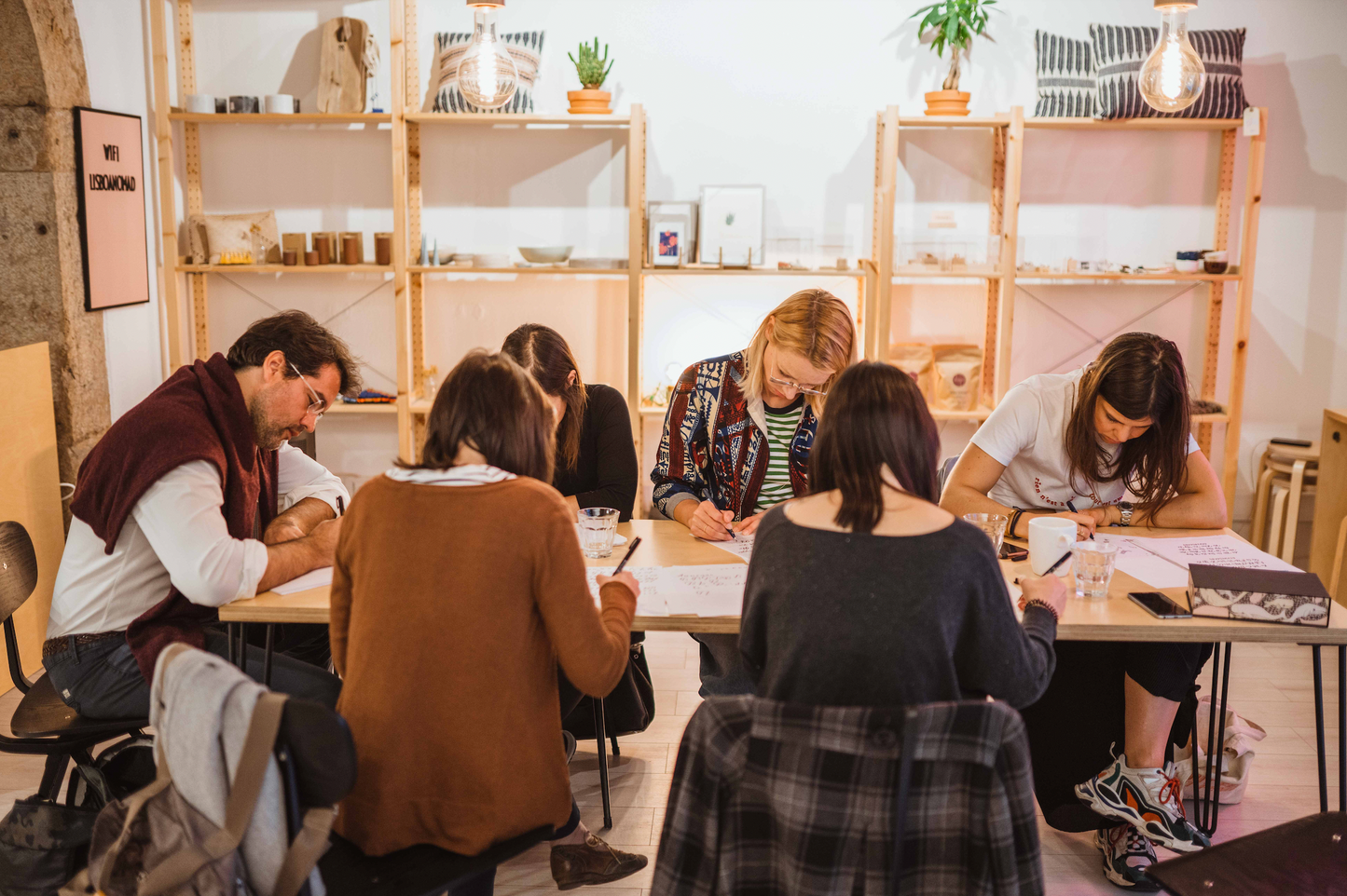 Modern Calligraphy for beginners Workshop with Maria in Lisbon, Portugal by subcultours