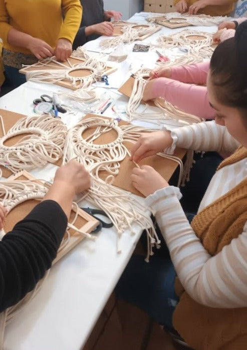 Ocean Keychain Macramé Workshop with Cláudia in Porto, Portugal by subcultours