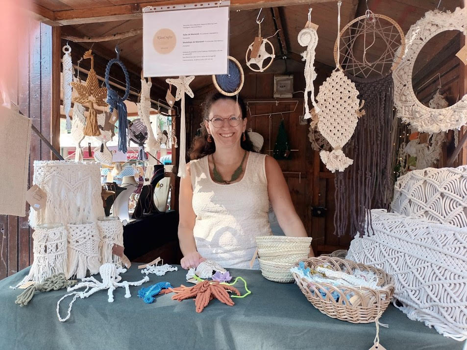 Ocean Keychain Macramé Workshop with Cláudia in Porto, Portugal by subcultours