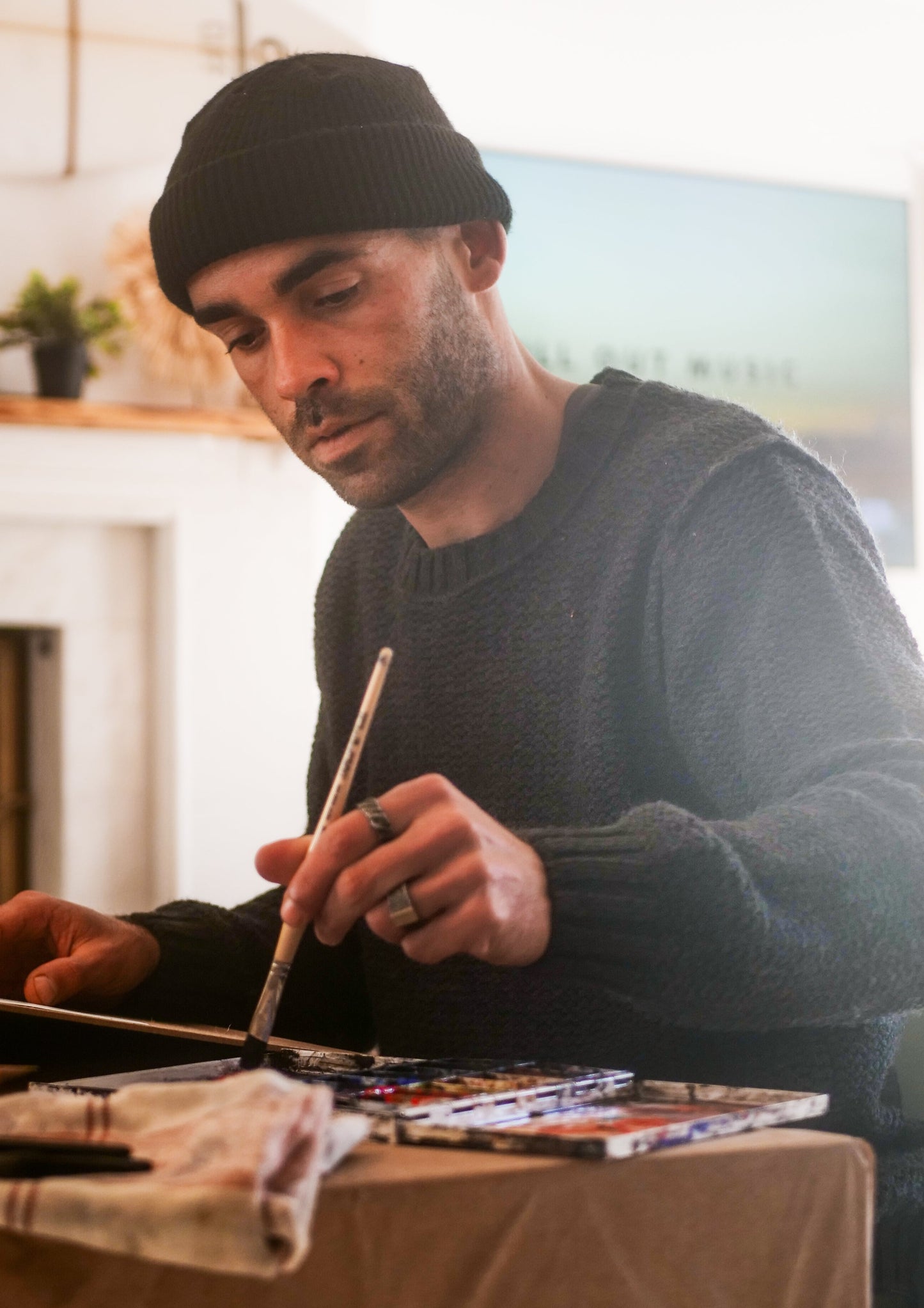 "Painting Surf Scenes With Watercolor" Workshop - At Your Location in Portugal
