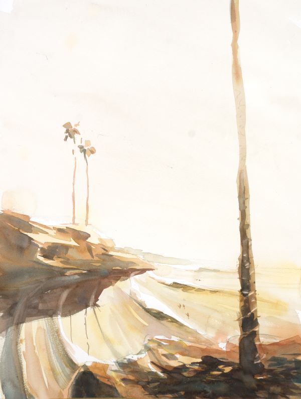 "Painting Surf Scenes With Watercolor" Workshop with Johny At Your Location in Portugal
