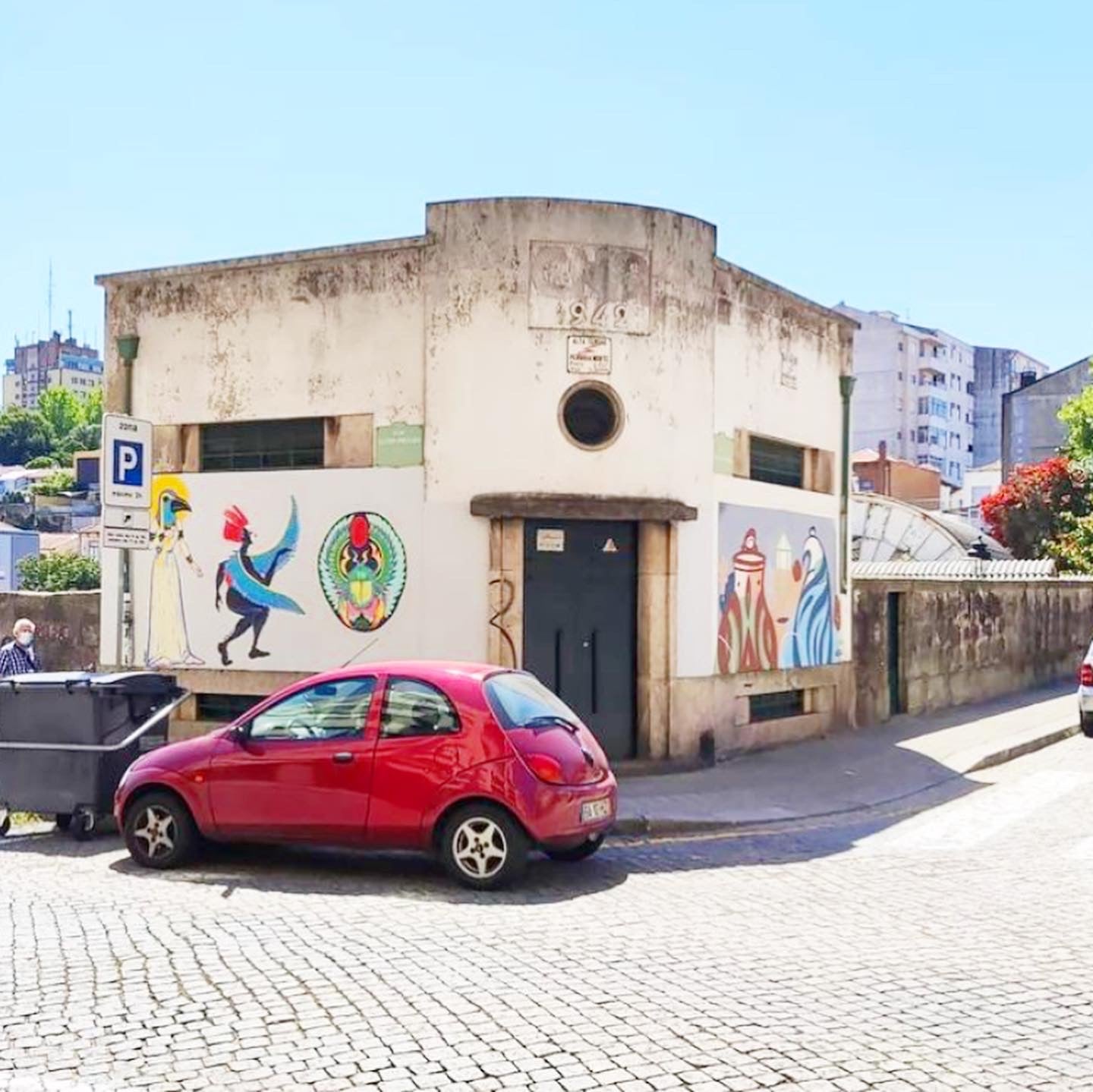 Paste-up-Malerei Workshop - in Porto, Portugal