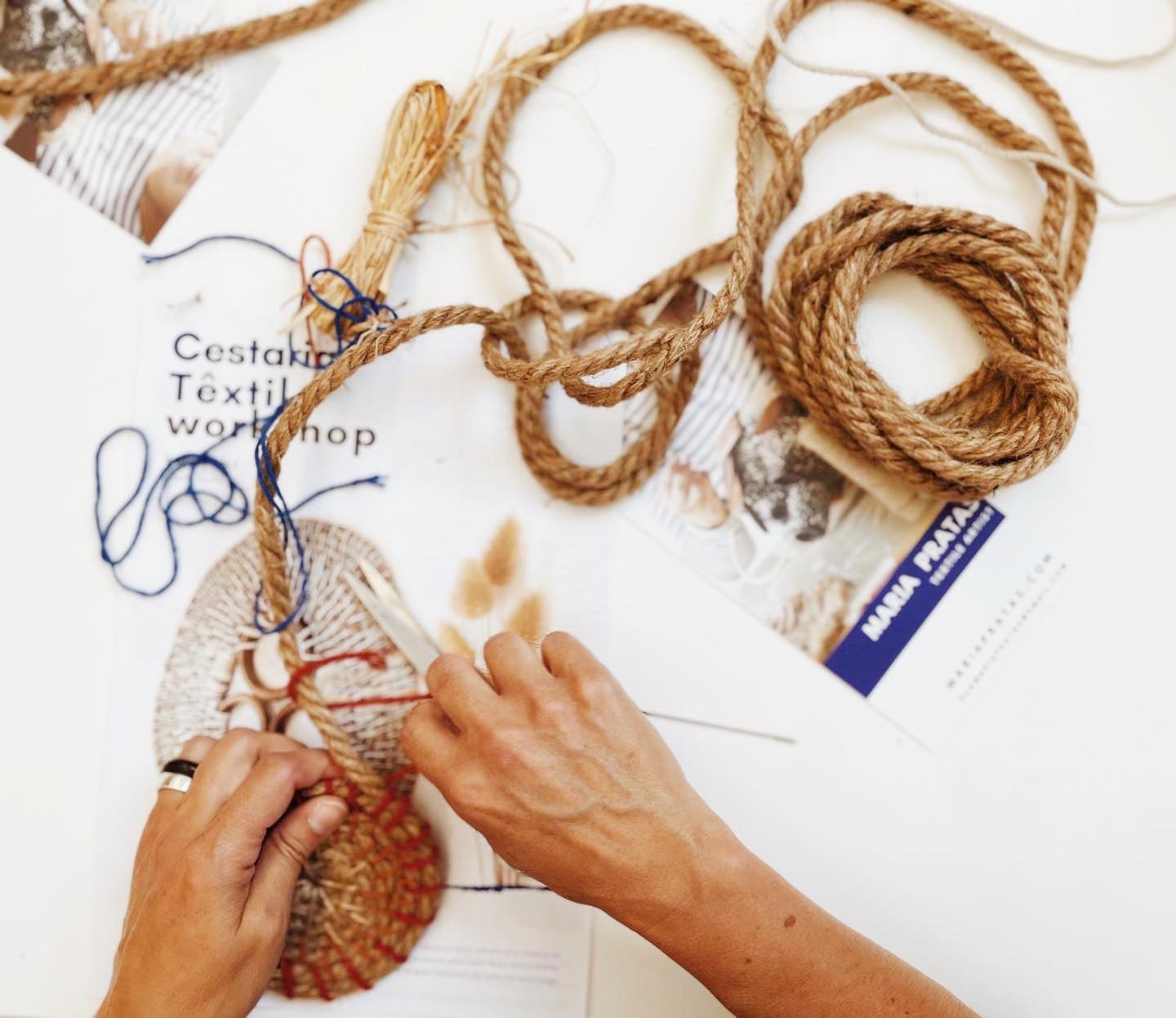 Textile Basketry Workshop with Maria in Algarve, Portimão, Portugal by subcultours