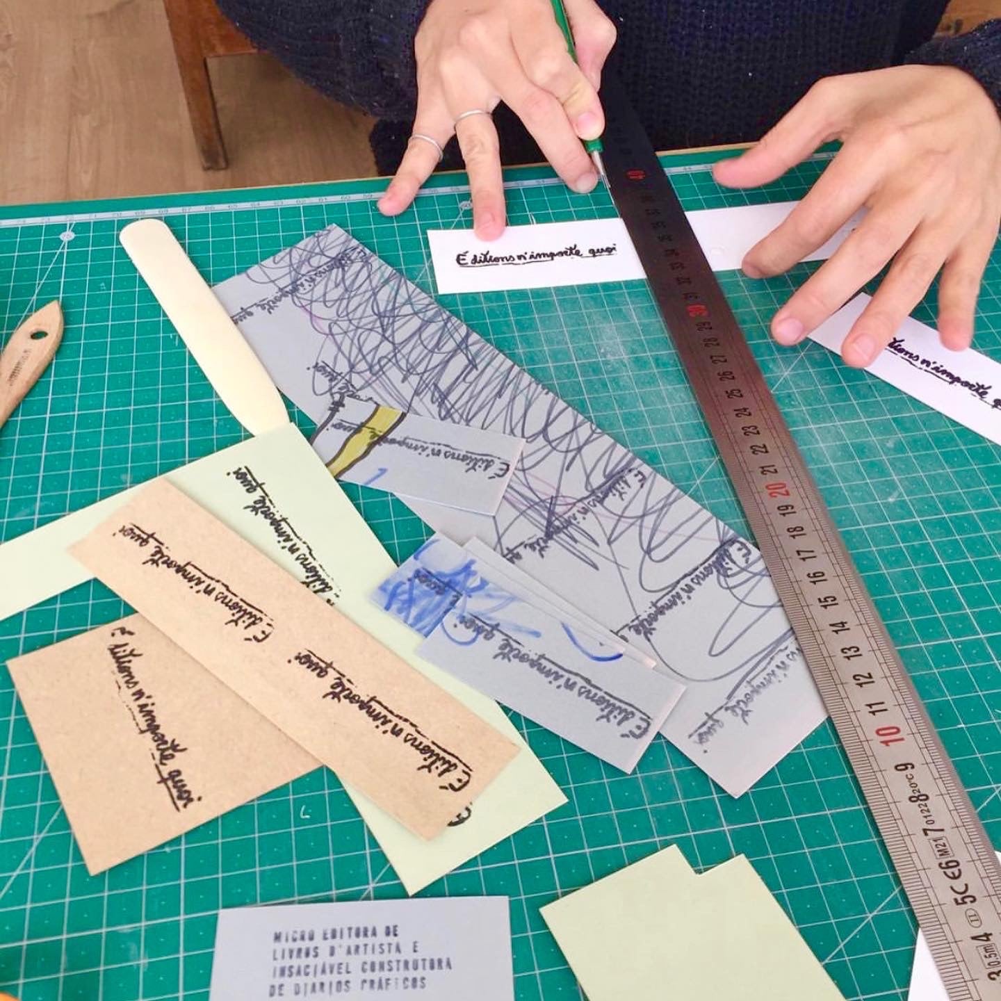 Upcycled Book Binding Workshop with Kevin and Laura in Caldas da Rainha, Portugal by subcultours