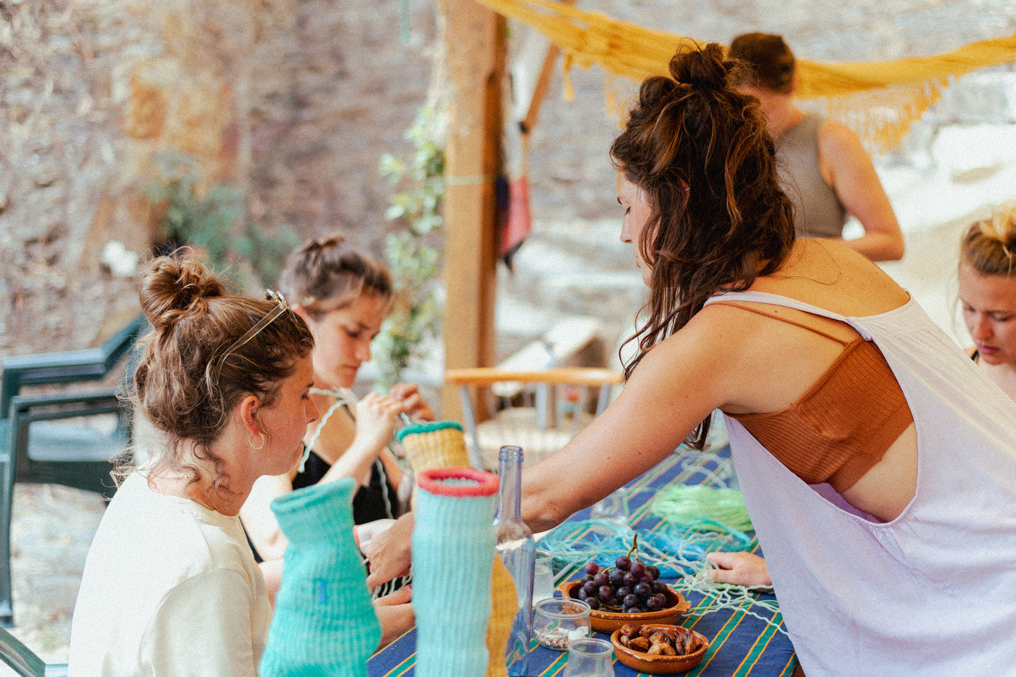 "Empreita de Palma" - Traditional Algarvian basketry Workshop - in Aljezur, Portugal